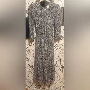 Black & White BohemianSpotted Dress